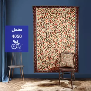 بکدراپ مخملی طرح درخت زندگی 4050